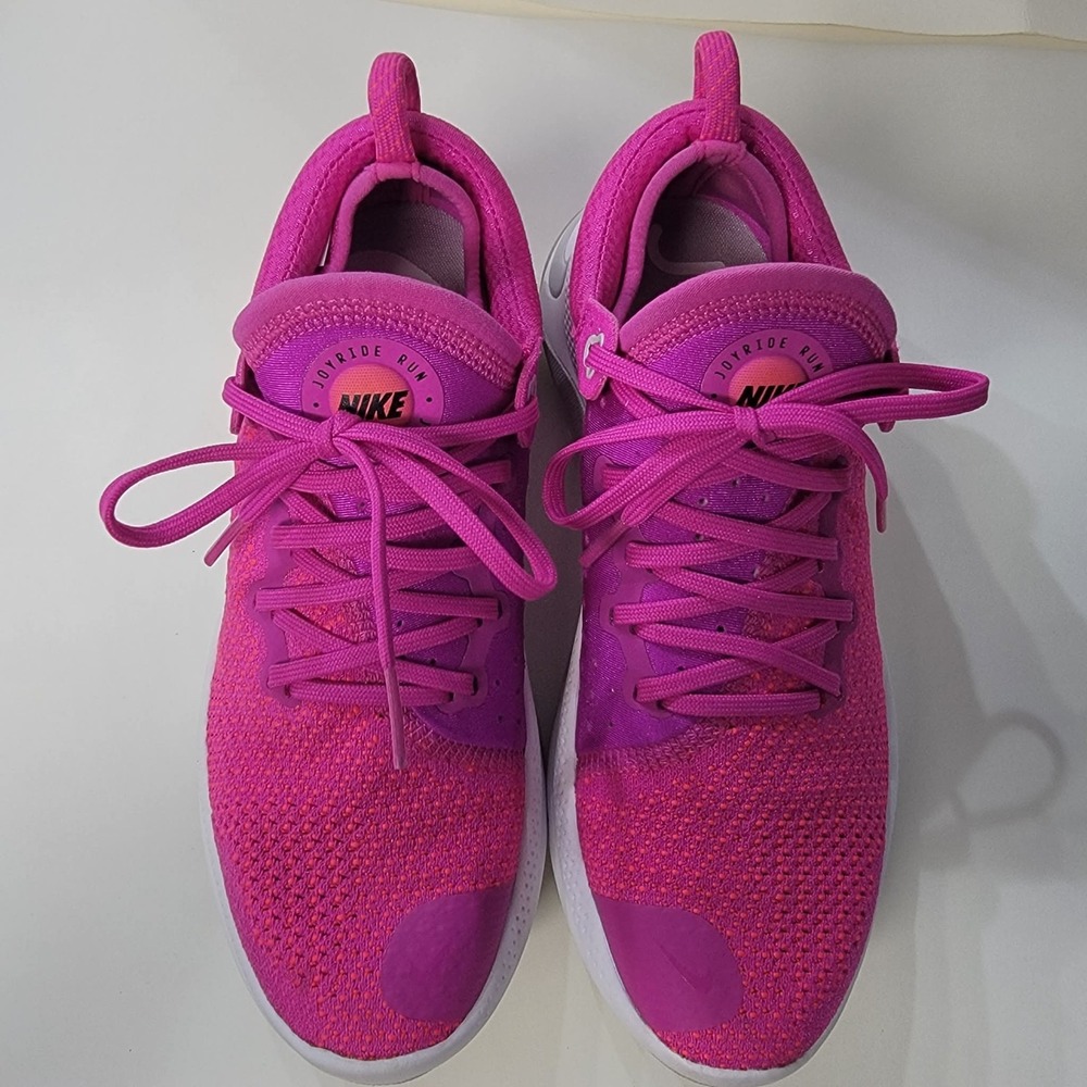 Nike Joyride Run Flyknit Womens Fire Pink Running Shoes AQ2731-603 Size 7